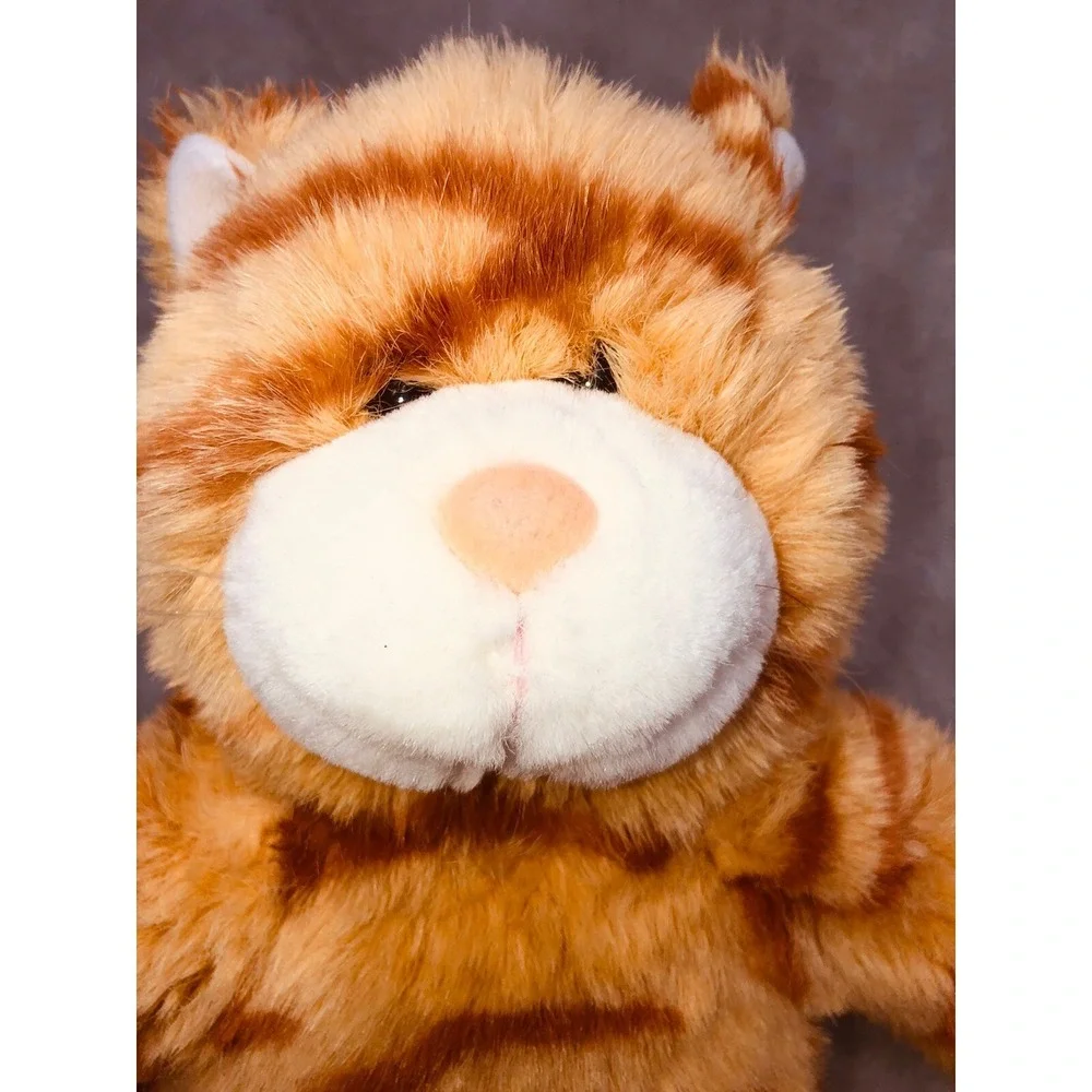 Vintage 2002 Build A Bear Orange Cat‎ With Outfit Sketchers Shoes BABW